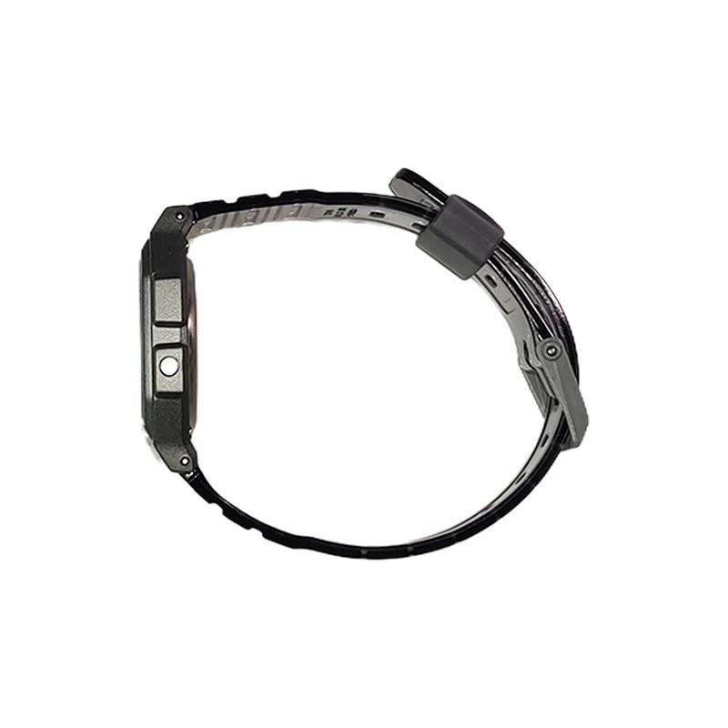 CASIO Customized watch modified series purple mirror gray resin case waterproof 200 meters F-91WS-8 modified-entropy F-91WS-BaiSeBiaoPanZiSeBiaoJing