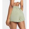 Gymshark Scallop Hem Shaped Shorts Chalk Green B8a9x Ech9