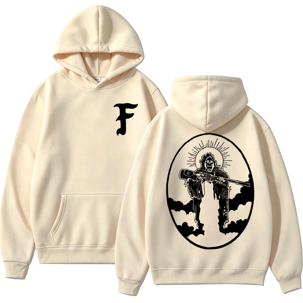 Forward Observations Group Grim Reaper Sniper Hoodie Fashion Rock Punk Gothic Hoody Sweatshirt Unisex Cotton Loose Tracksuit