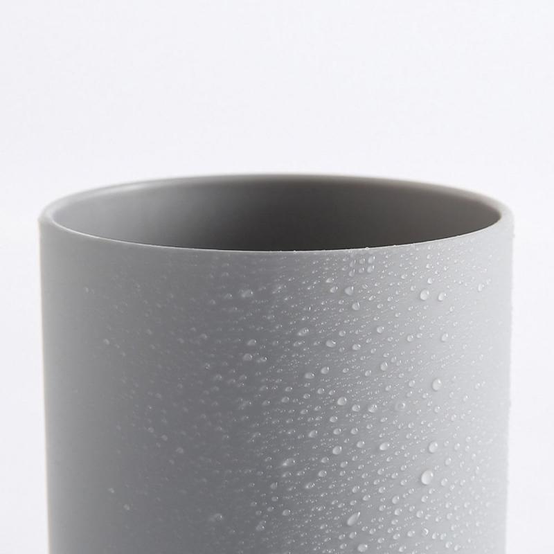 Badezimmerbecher Kunststoff Mundspülbecher Kaffee Tee Wasserbecher Zuhause Reise Einfarbige Zahnbürstenhalter Trinkgeschirr Tasse