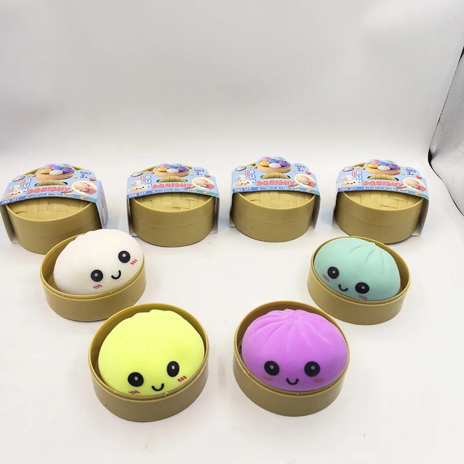 Colorful SimulatedDumpling Pressure Relaxing Relieve Anxiety Dough Ball Unique Home Decoration Gift Presents