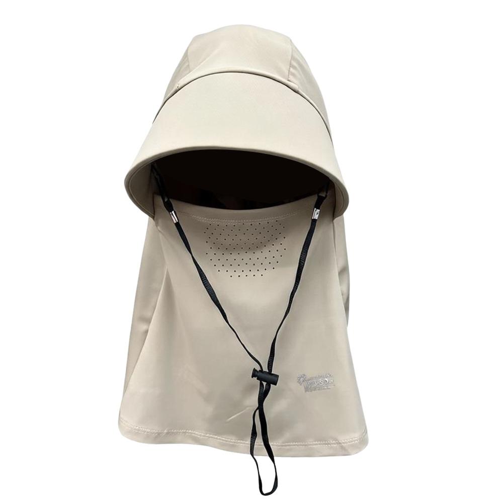 Lightweight Breathable Sunscreen Hat Neck&Face Protection UV Protection Full Head Mask Face Cover Cycling Hood Unisex хаки