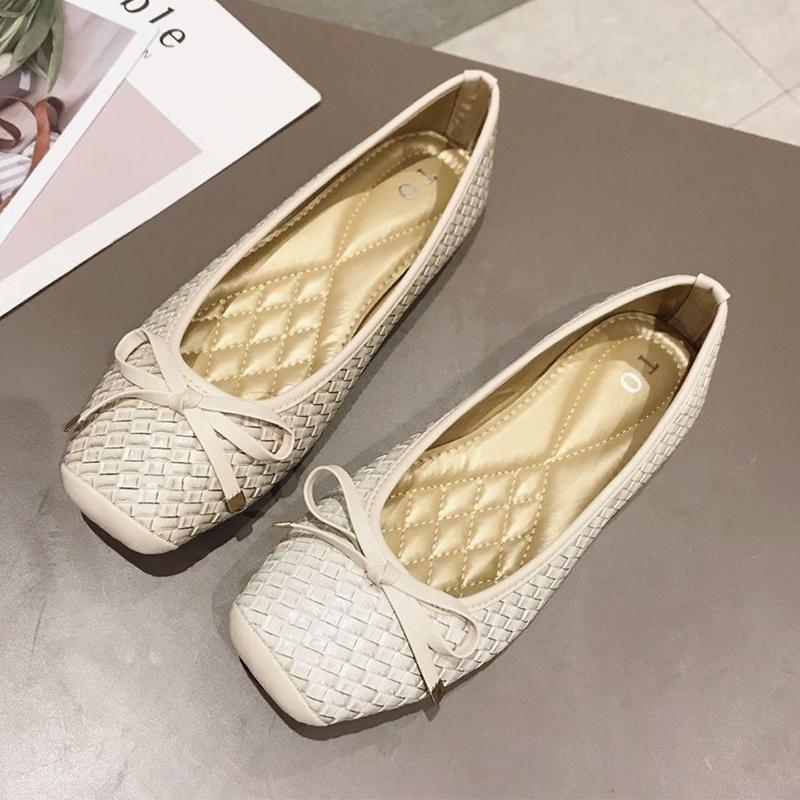 Fashion Ballerina Flats for Women Boat Shoes Women Flats Elegant Office Ladies Shoes Soft Comfortable Big Size 41