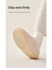 Lida Ni Women's Japanese Silent Non-slip Indoor Slippers for Postpartum, Wooden Floors, Soft Cotton Sole, Autumn/Winter.