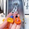 Ghost Cute Keychain Glow-In-The-Dark Bag Charms 3D Halloween Doll Keychains Accessories Halloween Party Favors Kids Gift