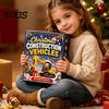 Advent Calendar for Girls Transportation Vehicles 2026 Kids, 24 Day Christmas Countdown Set to with Collectible Acrylic Mini Vehicle