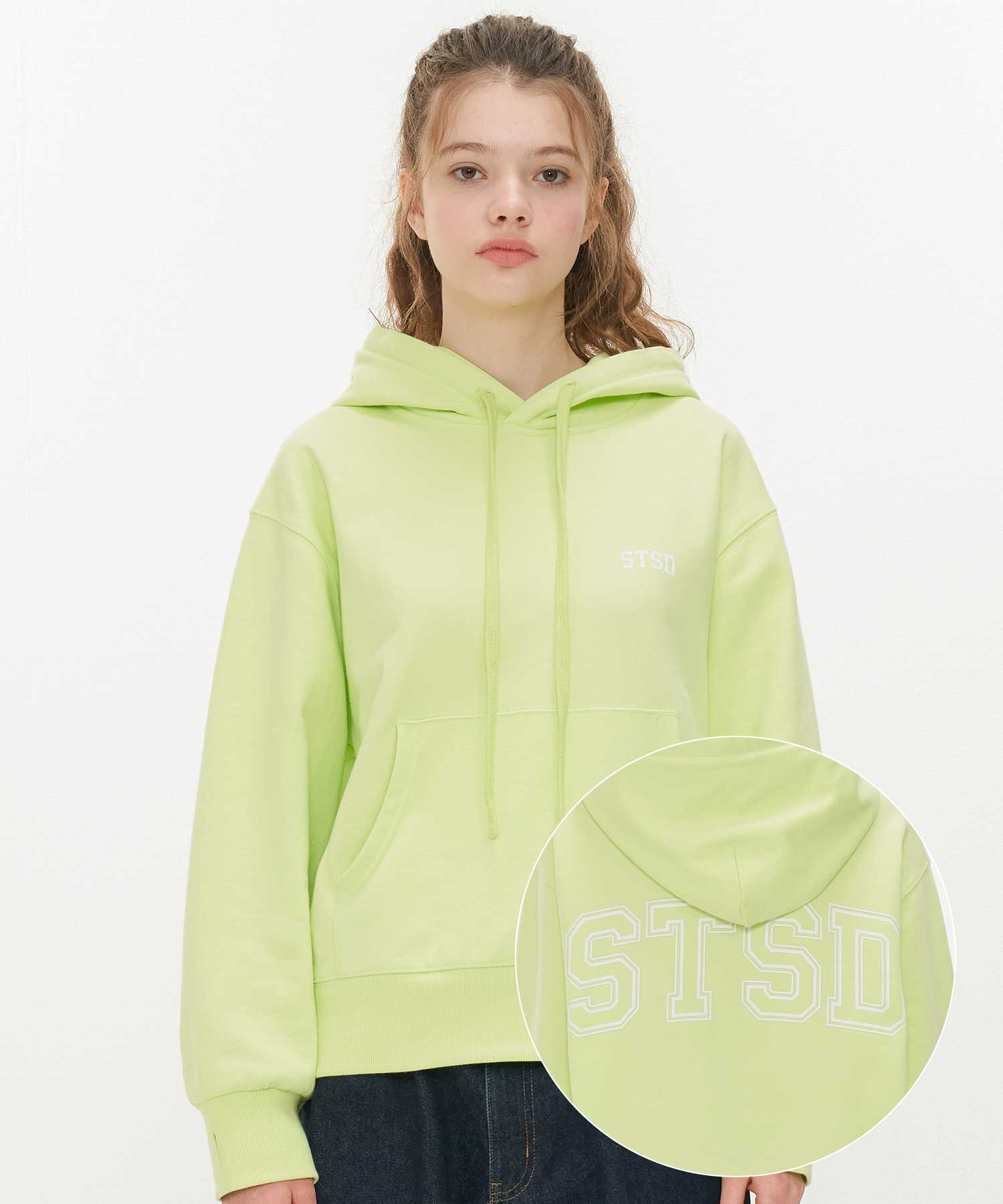 Street Standard [Stsd] Stsd Logo C/Mixed Hoodie (Sjyas-Ss110) F