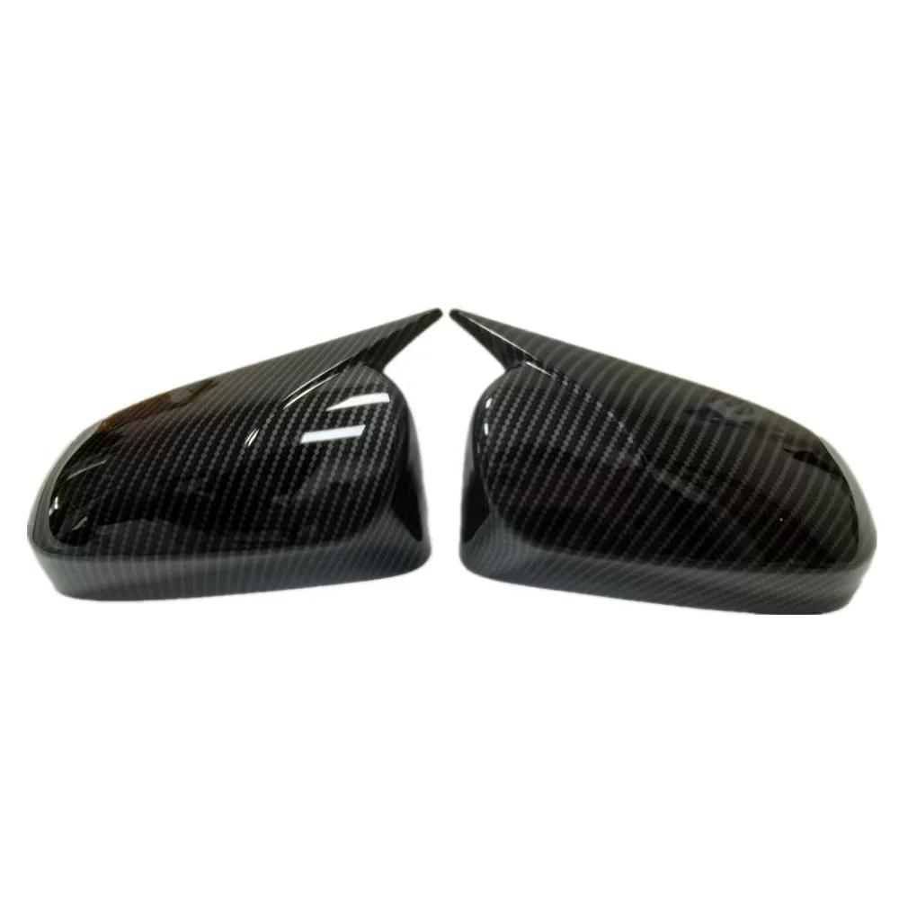Car Rearview Side Mirror Cover Fit For Toyota Camry Corolla Avensis Auris 2014-2018 Wing Cap Rear View Case Trim Carbon Fiber