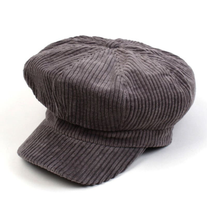 

Универсальная химия Ремень Смелый Вельвет Серый Кепка газетчика FREE