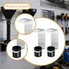 2 Pieces Oil Funnel Holders Storage Racks Easy To Install Sturdy Portable Aluminum Wall Mount for