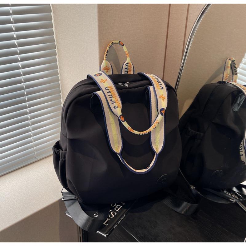 Casual nylon backpack bag women's new fashionable large-capacity commuting travel bag