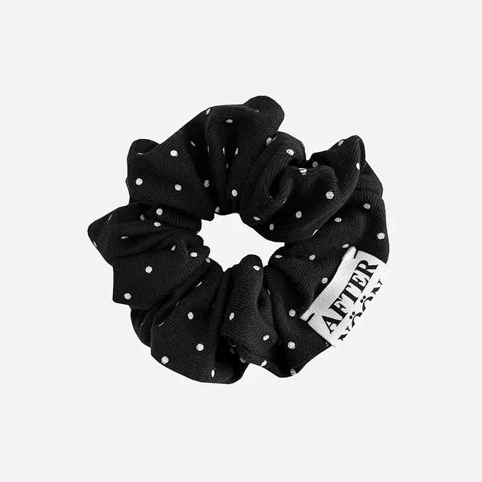 Dot Scrunchie (Black)