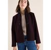 Women's Cecil Short Jacket Made of Soft Plush (B212752) Red