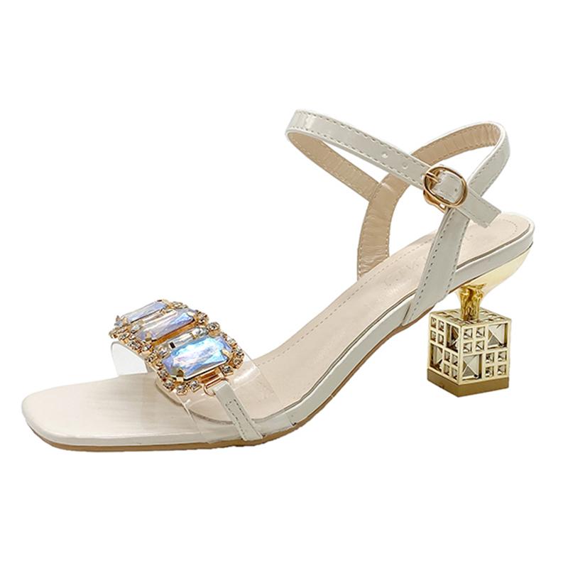 Dámské vysoké podpatky, značkové sandály, letní nové značkové boty s otevřenou špičkou, společenské boty, sexy svatební boty, dámské sandály, zapatillas