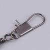 5 Size 100Pcs/Pack Swivels Fishing Connector Pin Bearing Rolling Swivel Snap Fastlock Clips Fishhook Fishing Tackle
