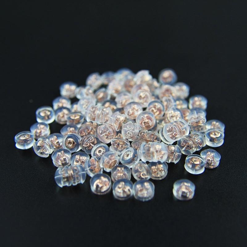 20pcs Silicone Earring Backs Comfortable Hypoallergenical Allergy Free Ear Plugs Earrings Fasteners for Daily Wear