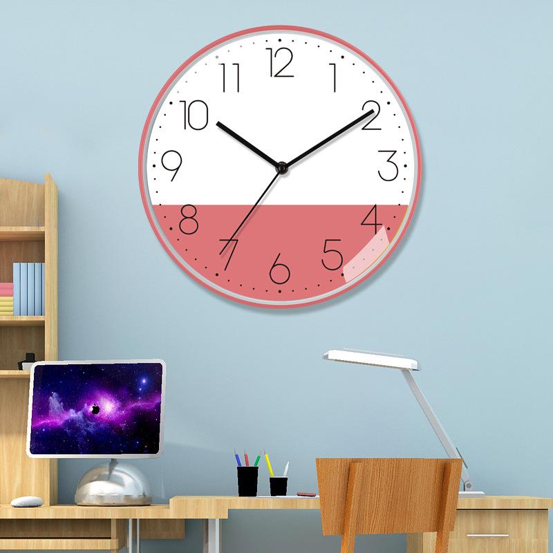 12 Inch 30cm Creative Living Room Silent, Stylish, Simple, Modern Decoration, Light Luxury Quartz Clock