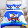 Sonic Adventure Hd Print 3Pcs Bedding Setduvet Cover With 2 Bedropillowcase Home Birthday Gift