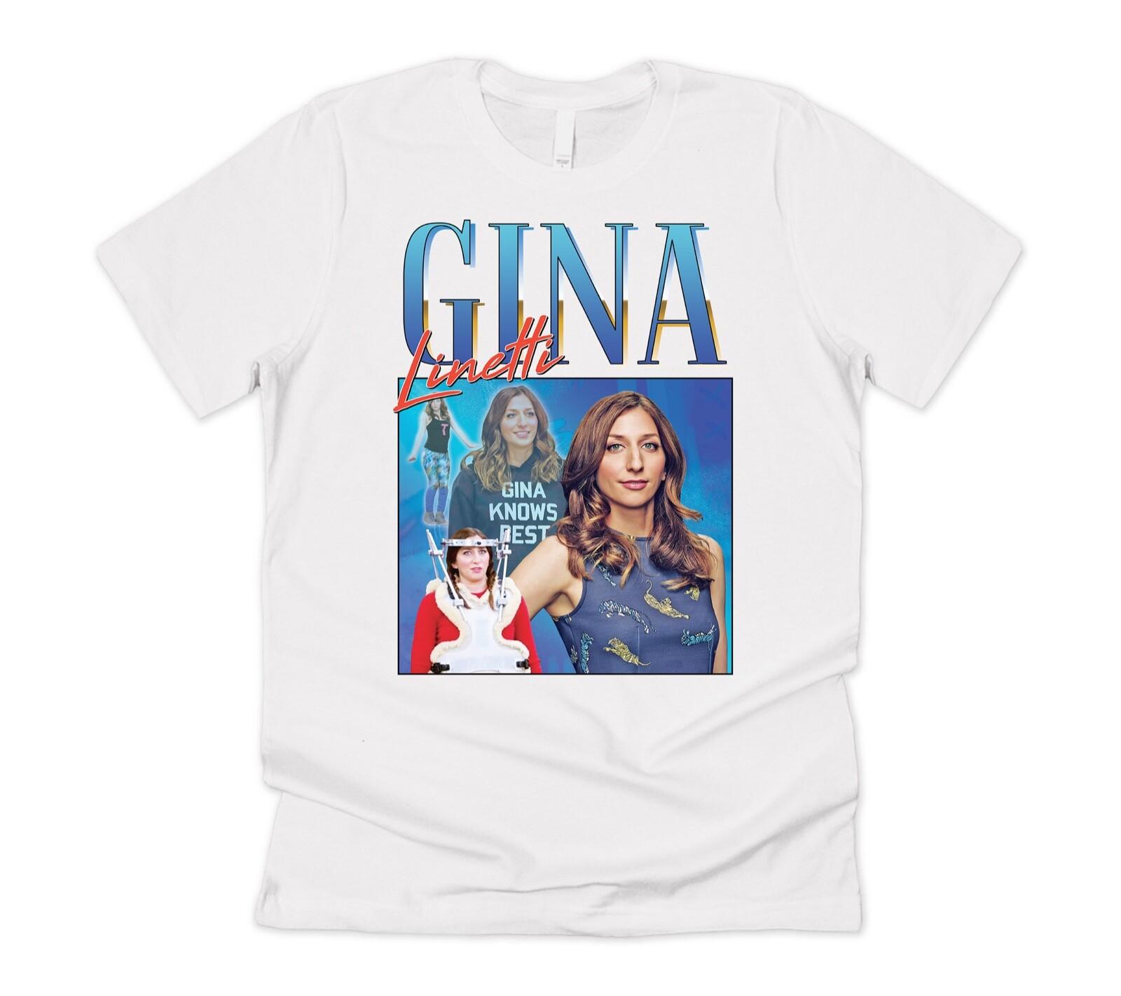 Gina Linetti Homage T-shirt Tee Funny Brooklyn Nine Nine Show Retro 90s Vintage XXXL