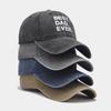 Casquette de baseball à dessus souple, lavée et usée Casquette personnalisée par impression Chapeau de soleil décontracté polyvalent pour homme Chapeau pour femme