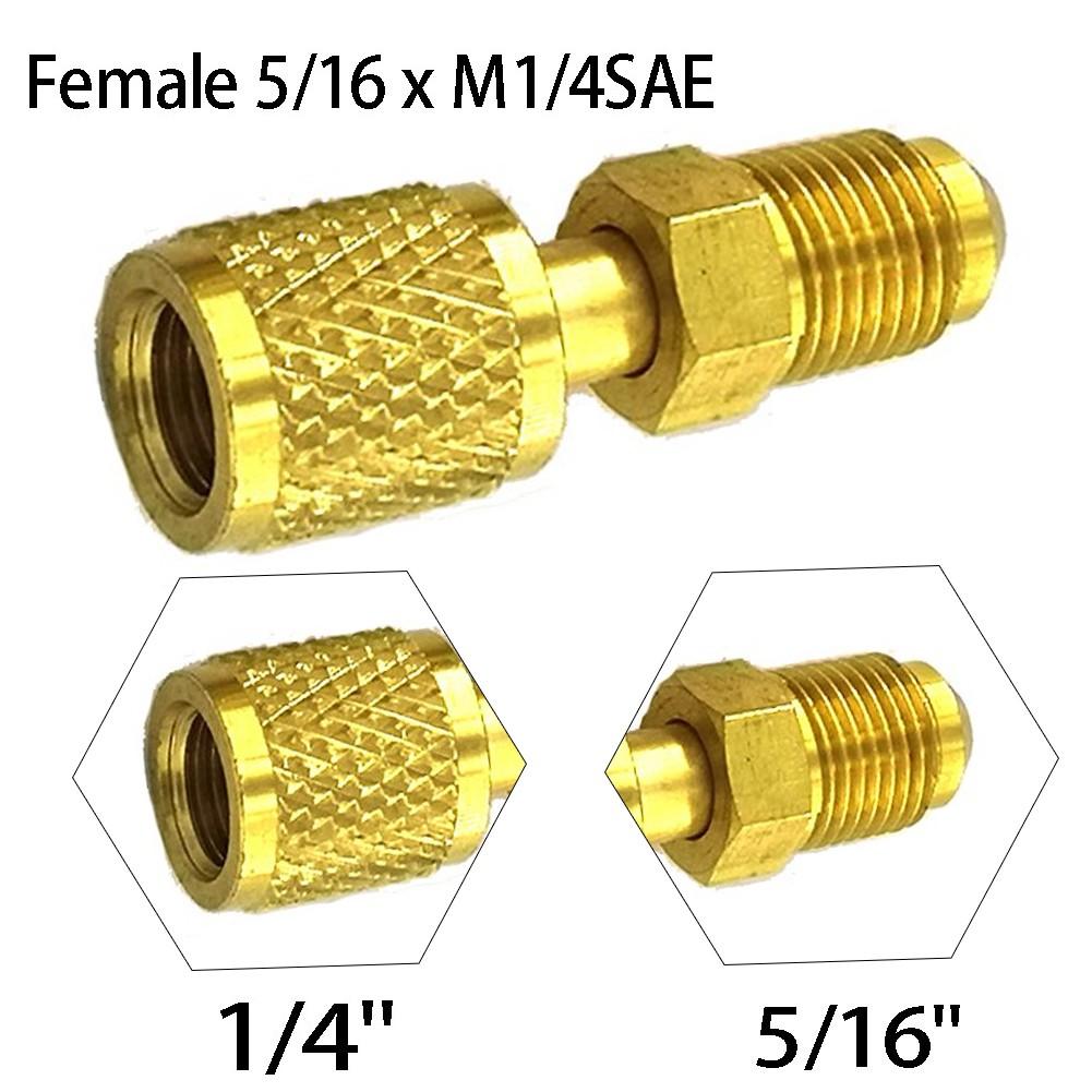 Adapter Female 5/16 X M1/4SAE For Air Conditioning S R32 R410a