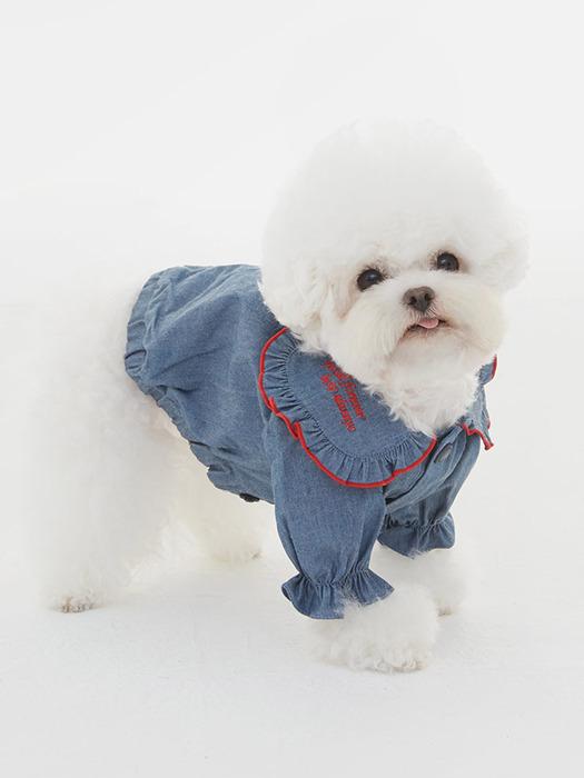 

Джинсовая куртка с оборками MIMINKO [DW3AJ1380] 22_Blue_SM_02