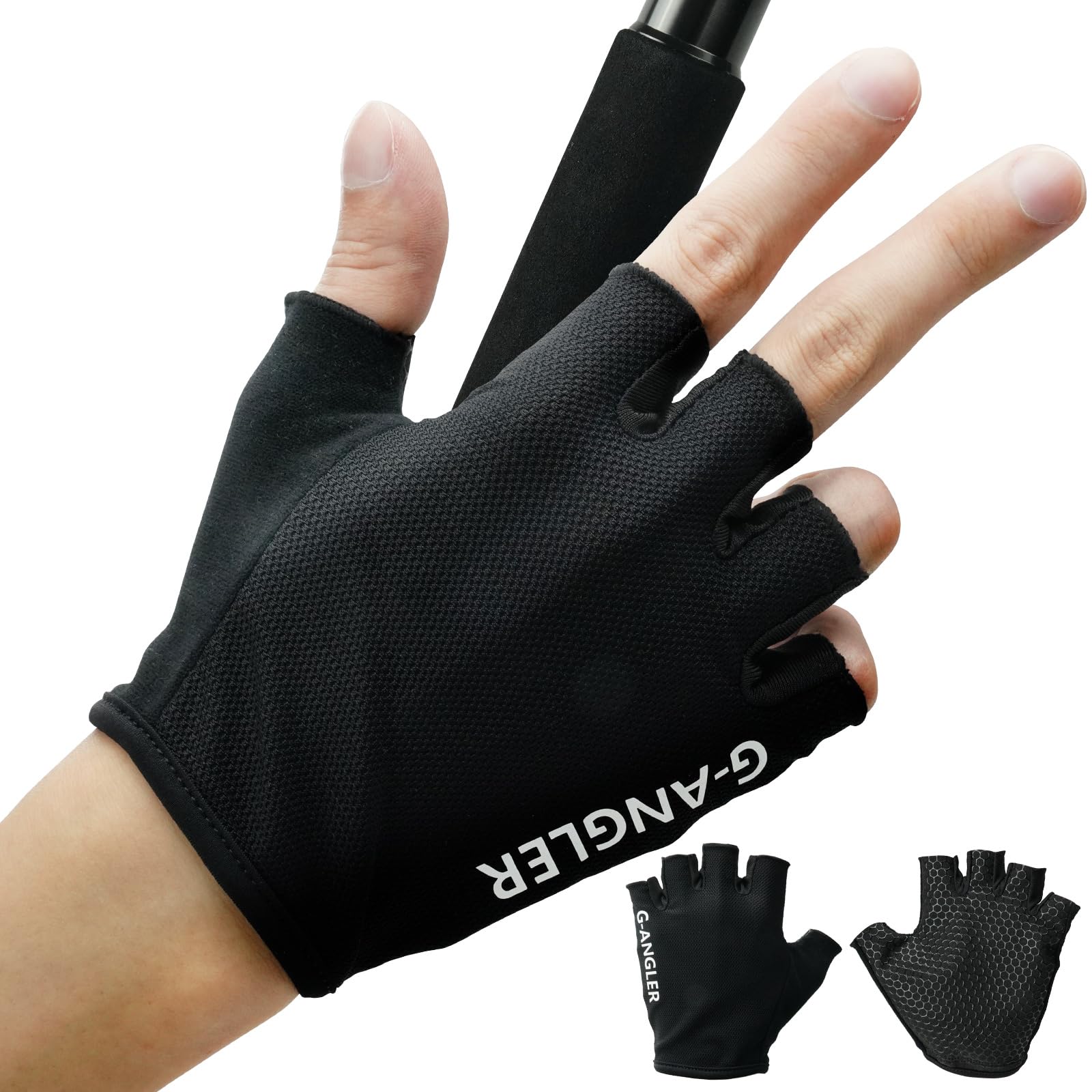 

Fishing Sun High Quick Cool UV Designed for 5 Fishing Bike Gloves 5 L.A.Y [UPF25+] Gloves, Protection, Grip, Spring, Summer, Autumn, Autumn, Winter,