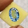 9.95 Ct NATURAL Blue Aquamarine Unique Oval Cut   Loose Gemstone