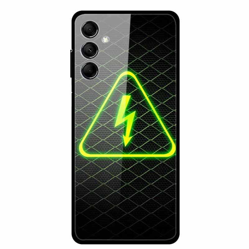 Kreative Landschaft Tierkunst Gehärtetes Glas Hülle für Samsung M14 5G