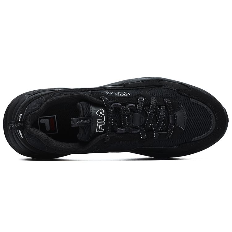 FILA Rayflide Fabric Synthetic Leather Comfortable Sports Low-Top Lifestyle Shoes Men sneaker Black F12M242121FBK