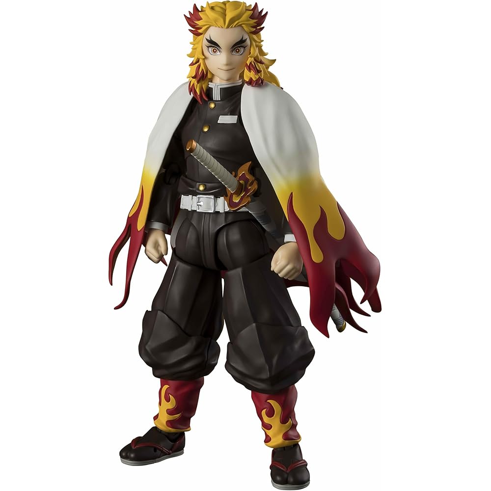 

TAMASHII NATIONS S.H. Figuarts Demon Slayer Kyojuro Rengoku 150mm PVC ABS Painted Action Figure