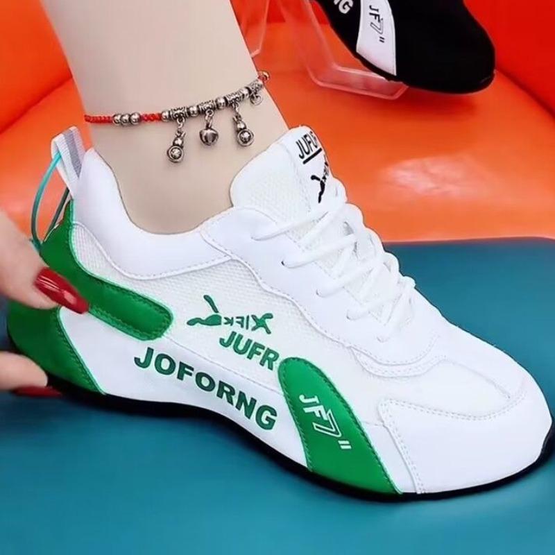 Women's Causal Sneakers Summer New Fashion Breathable Mesh Lace Up Sports Shoes for Women Platform Ladies Walking Shoes