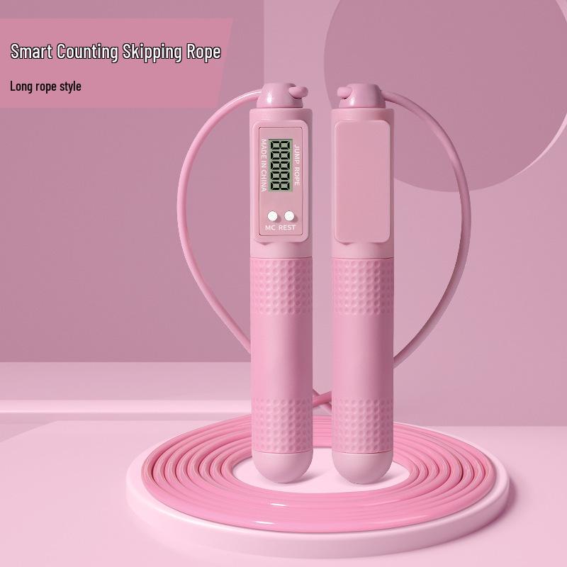 Weighted Cordless Jump Rope with Counting for Professional Aerobic Exercise & Fat Burning