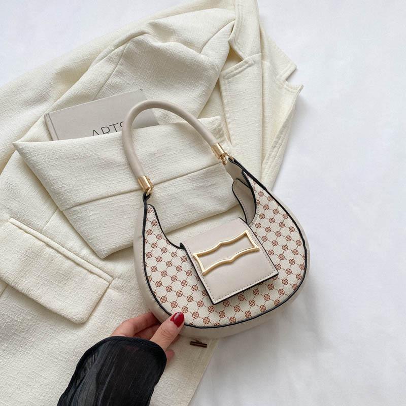 Simple Temperament Fashionable Handbag Autumn Commute Small Fresh Women Shoulder Armpit Bag Tide