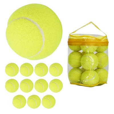 Manekinext Tennis Balls for Practice, Outdoor/Indoor Use, Durable, Fray-Resistant, with Storage Bag, Elastic, Large Capacity, 12 Balls