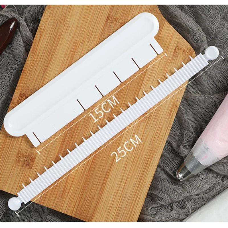 Cake Curved Flower Arranging Aid Fondant Edge Marker Cream Decorating DIY Bakeware Tableware Kitchen Tool