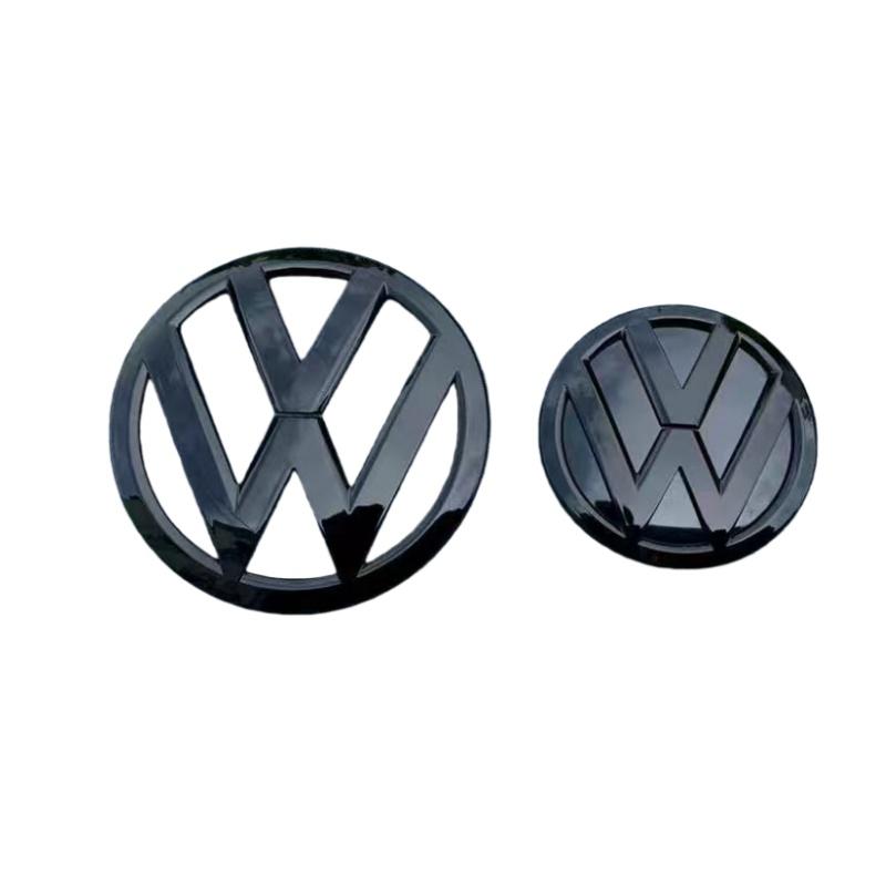 2026 Caldo Per Volkswagen VW Nero Lucido per Transporter T5 T6 2010-2020 sportvan auto griglia anteriore Copertura Tappo adesivo stemma Posteriore T