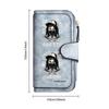 Vintage Long Wallet Cool Street Print Multi Card Holder Purse