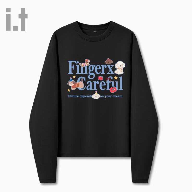 Fingercroxx IT Women s Long Sleeve Cotton T-shirt 2XL