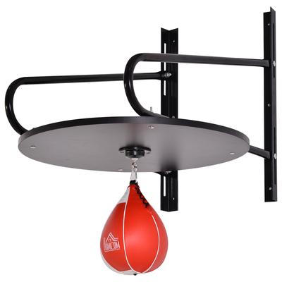 Väggmonterad Boxboll Höjdjusterbar Hängande Speedball Plattformsset Ram Ställ Boxning Sport