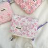Canvas Printed Makeup Bag for Women Cute Portable Small Cosmetic Bags Case Travel Storage Toiletries Bag