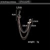 Music Note Tassel Brooch: Versatile Lapel Pin for Men’s Suits & Women’s Shirt Collars