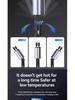 120W Aluminum Alloy Car Charger with Retractable Cable, Super Fast Charging, Four-in-One for Apple Devices