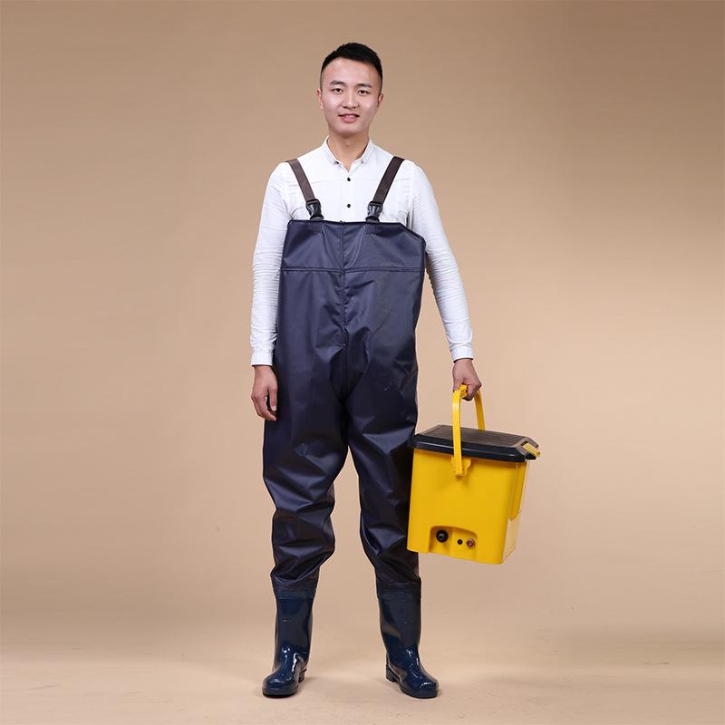 Beihai Waterproof Fishing Waders, Half & Full-Body for Men and Women, Extra Thick Wading Pants Size 45