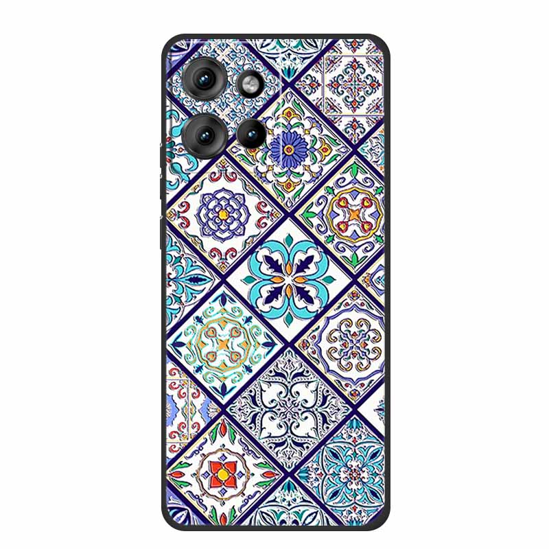 3D Emboss Case For Motorola Edge 50 Neo S50 G75 G15 Power Edge 60 Stylus Fusion Phone Case Shockproof Silicone Soft Back Cover