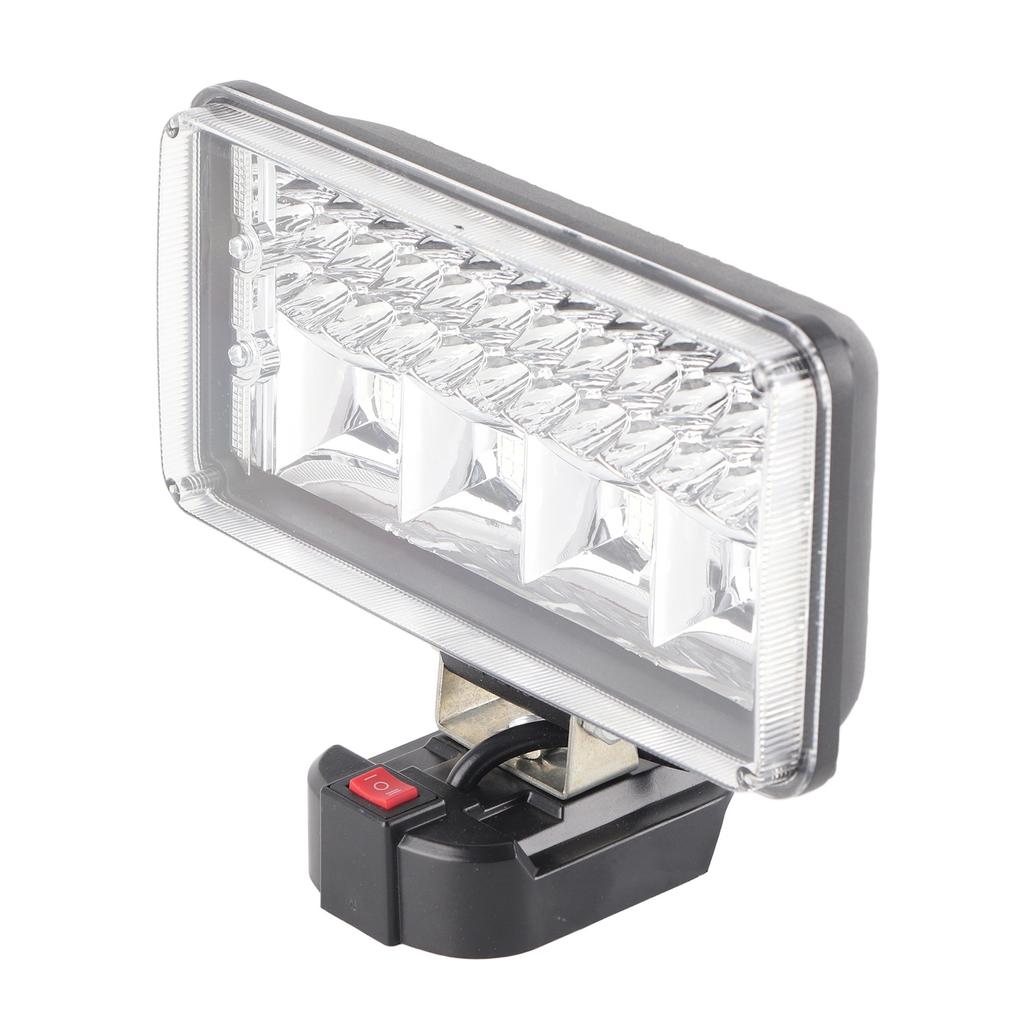 216W 11200LM LED Work Light Angle Adjustable Fire Resistant 18V Lithium Battery Work Lamp for Fishin
