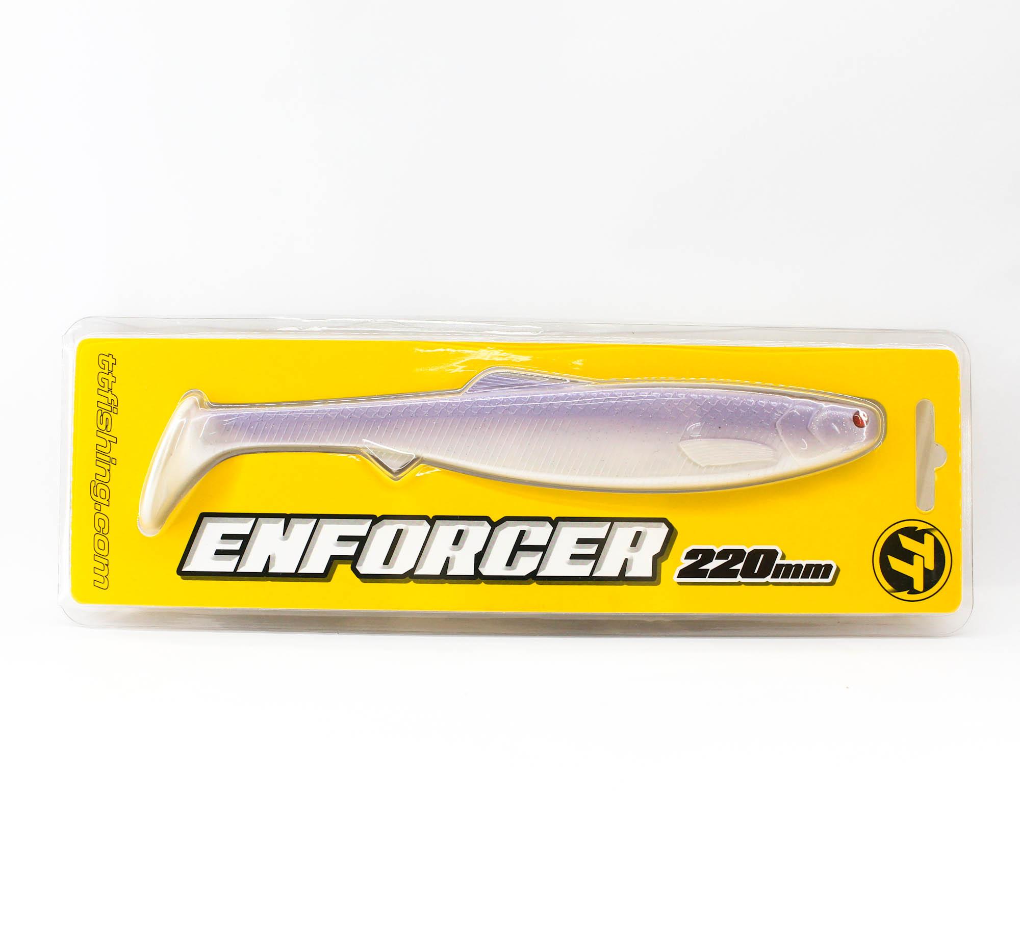 Tackle Tactics TT Soft Lure Enforcer Swimbait 220mm Albino (2533)