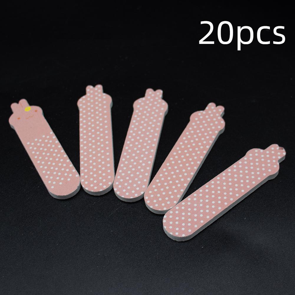 Cute Animals Mini Small Nail Buffer File Sandpaper Finger Tips Buffing File Manicure Salon Tools