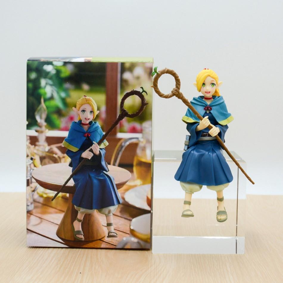 1-2pcs Delicious in dungeon sitting marcille laios toughen figure macaroni cork 13-19cm table car ornaments anime model gifts