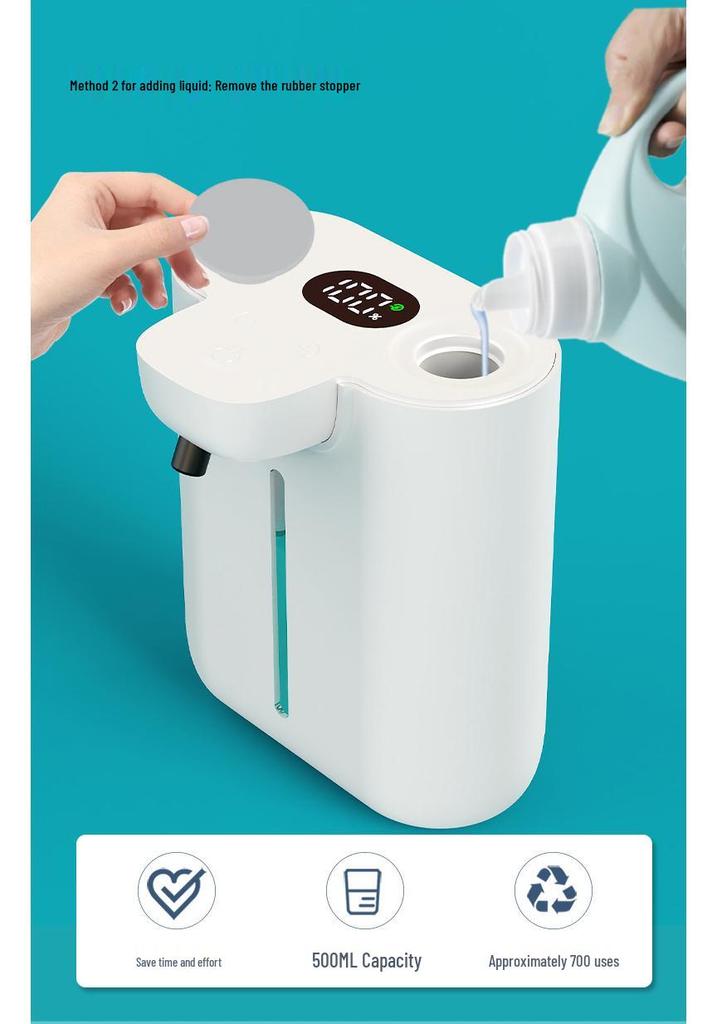 Popular P19 Wall-Mounted Smart Foam Soap Dispenser: Automatic Liquid & Hand Sanitizer Machine for Hotels & Homes